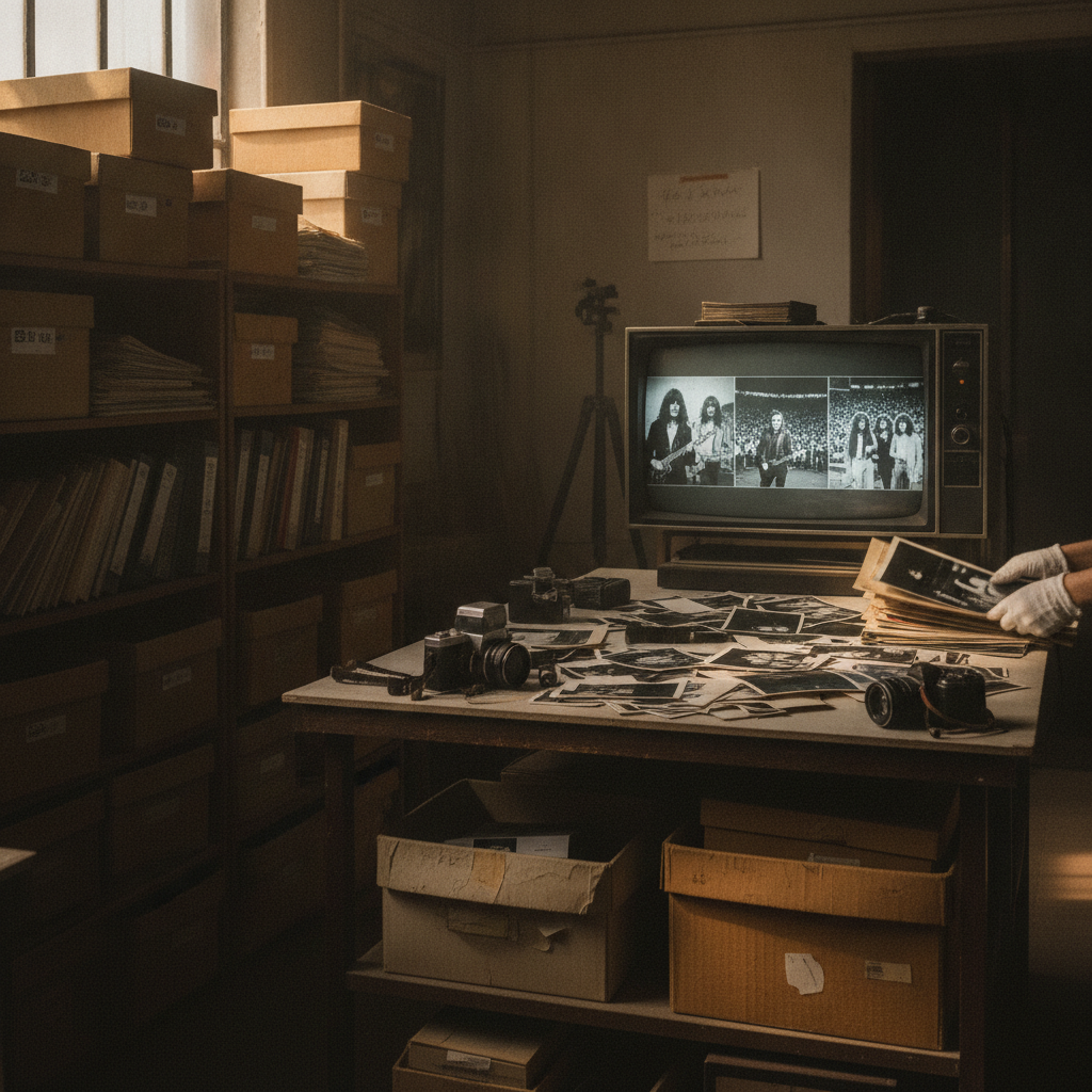 Photographer's Archive Chronicles Band X Across 45 Years