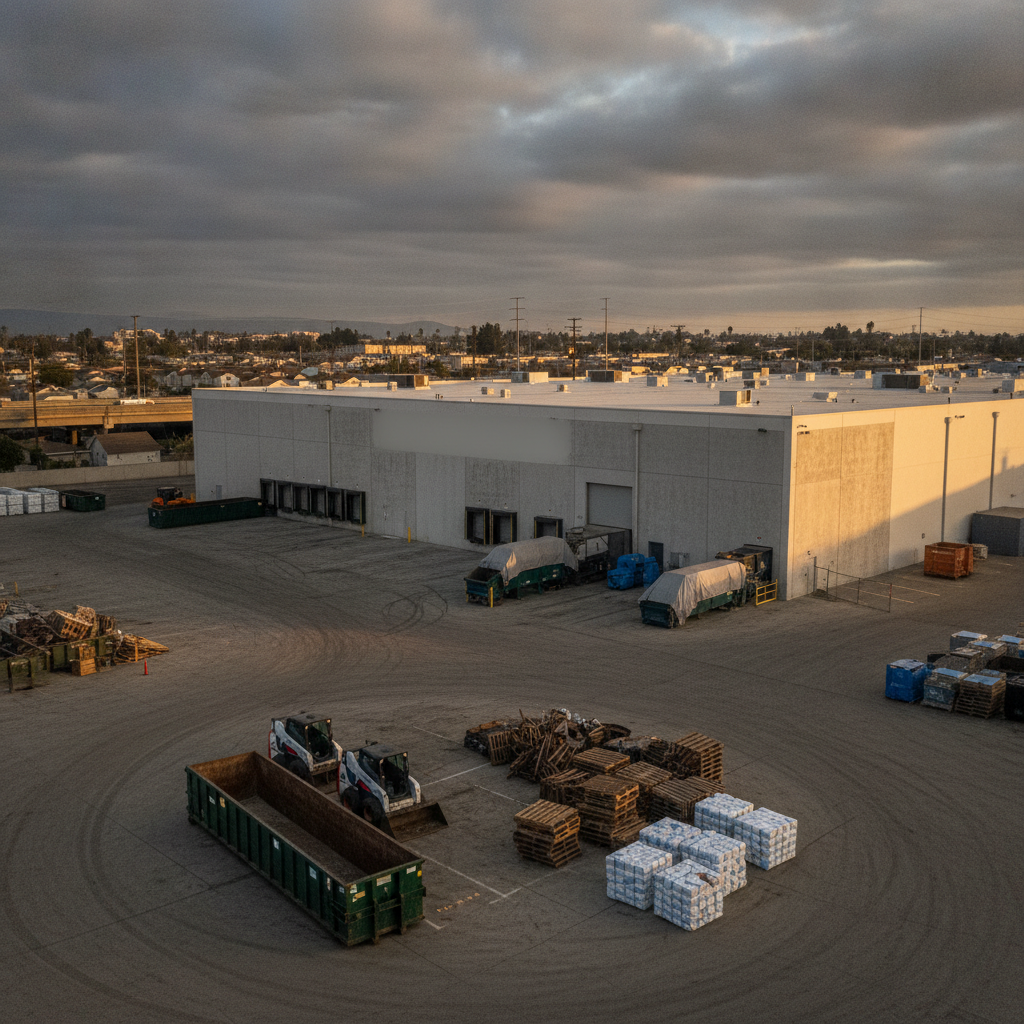 Lineage Logistics Finishes Bulk Waste Removal at Boyle Heights Facility