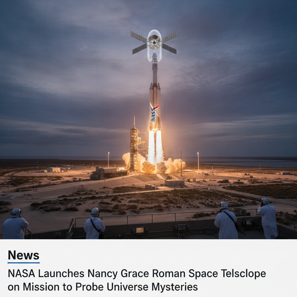 NASA Launches Nancy Grace Roman Space Telescope on Mission to Probe Universe Mysteries