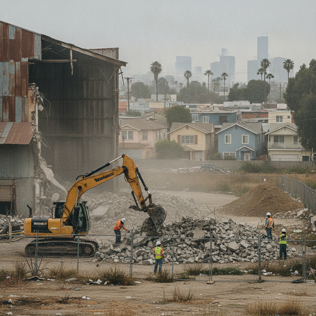Boyle Heights Warehouse Cleanup Advances but Neighbors Remain Unconvinced