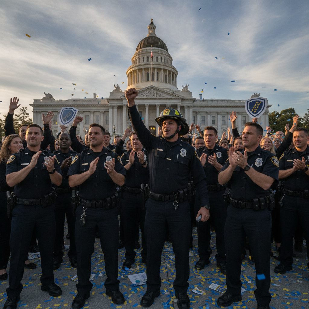 California Bill Expands Pension Benefits for Police and Firefighters