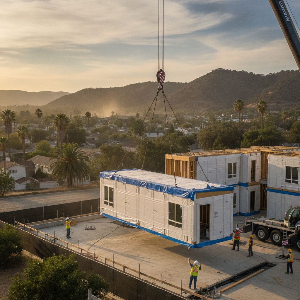 First Modular Unit Delivered for Altadena Low-Income Housing Complex
