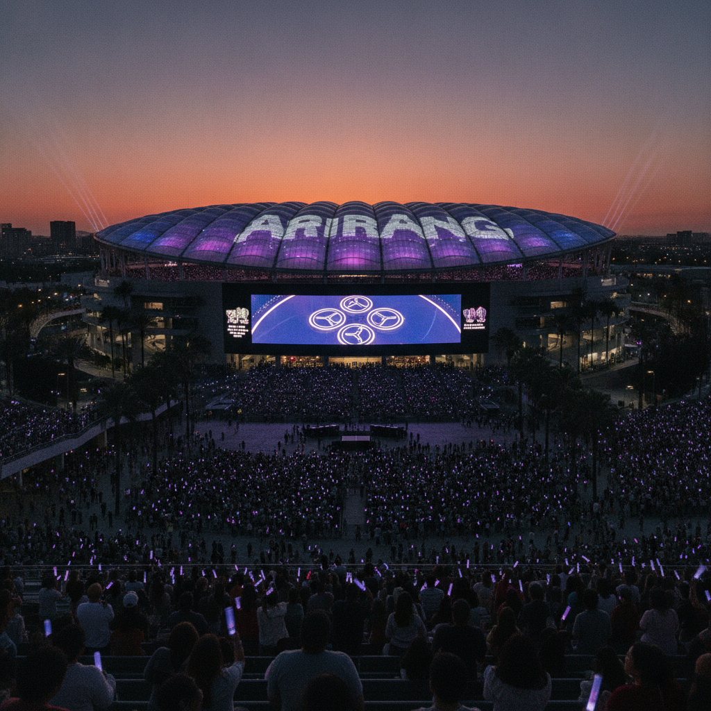 BTS Schedules Four Concerts at SoFi Stadium for ARIRANG Tour