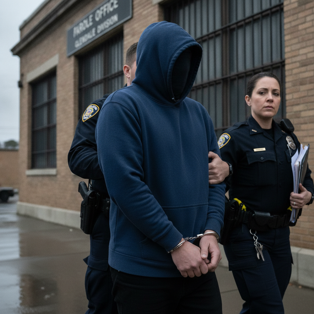 Glendale Man with Prior Offenses Held on Parole Violation