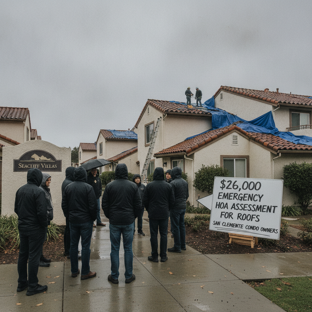 San Clemente Condo Owners Face $26,000 Emergency HOA Assessment for Roofs