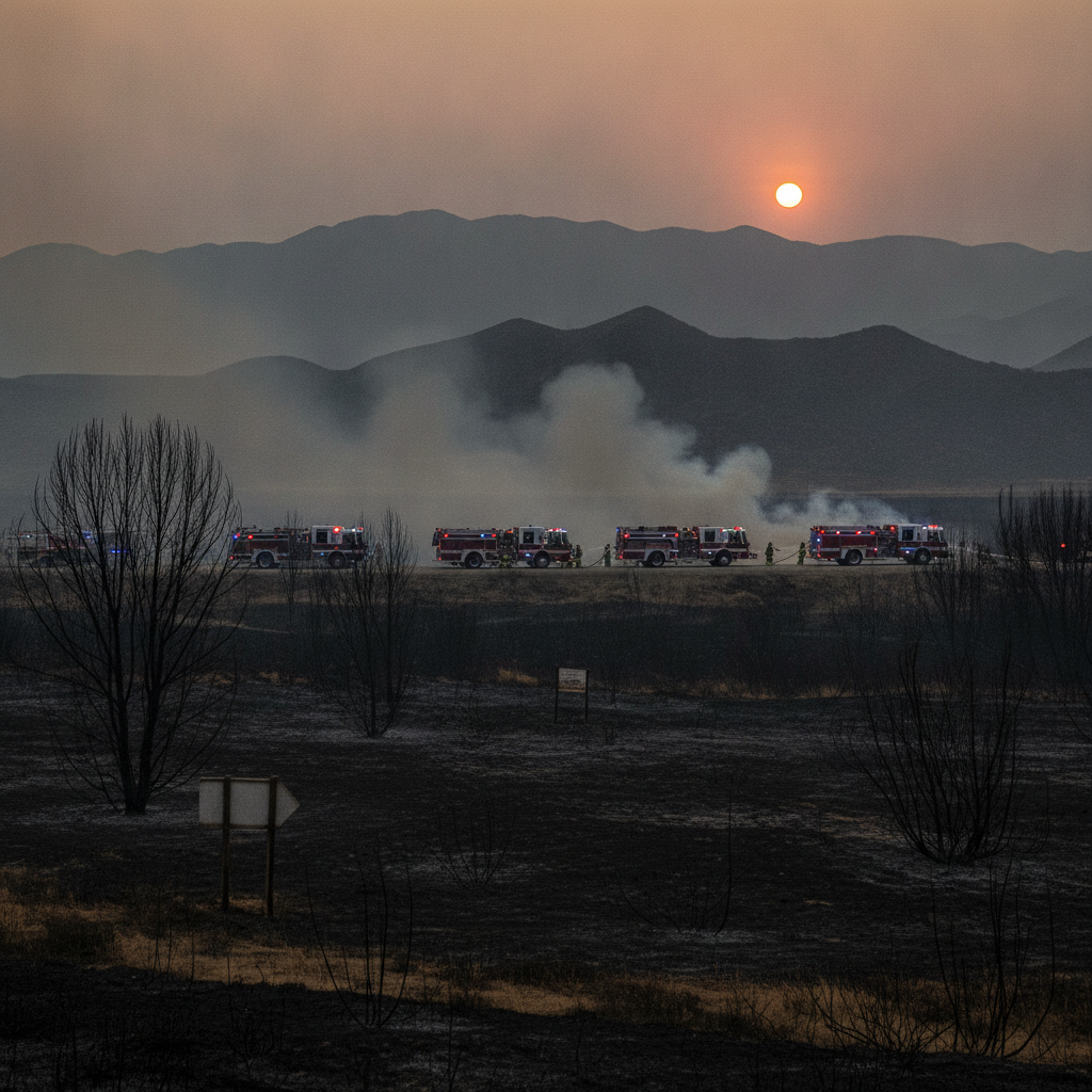 Hilary Fire Near Palmdale Held to 74 Acres After Brief Warnings