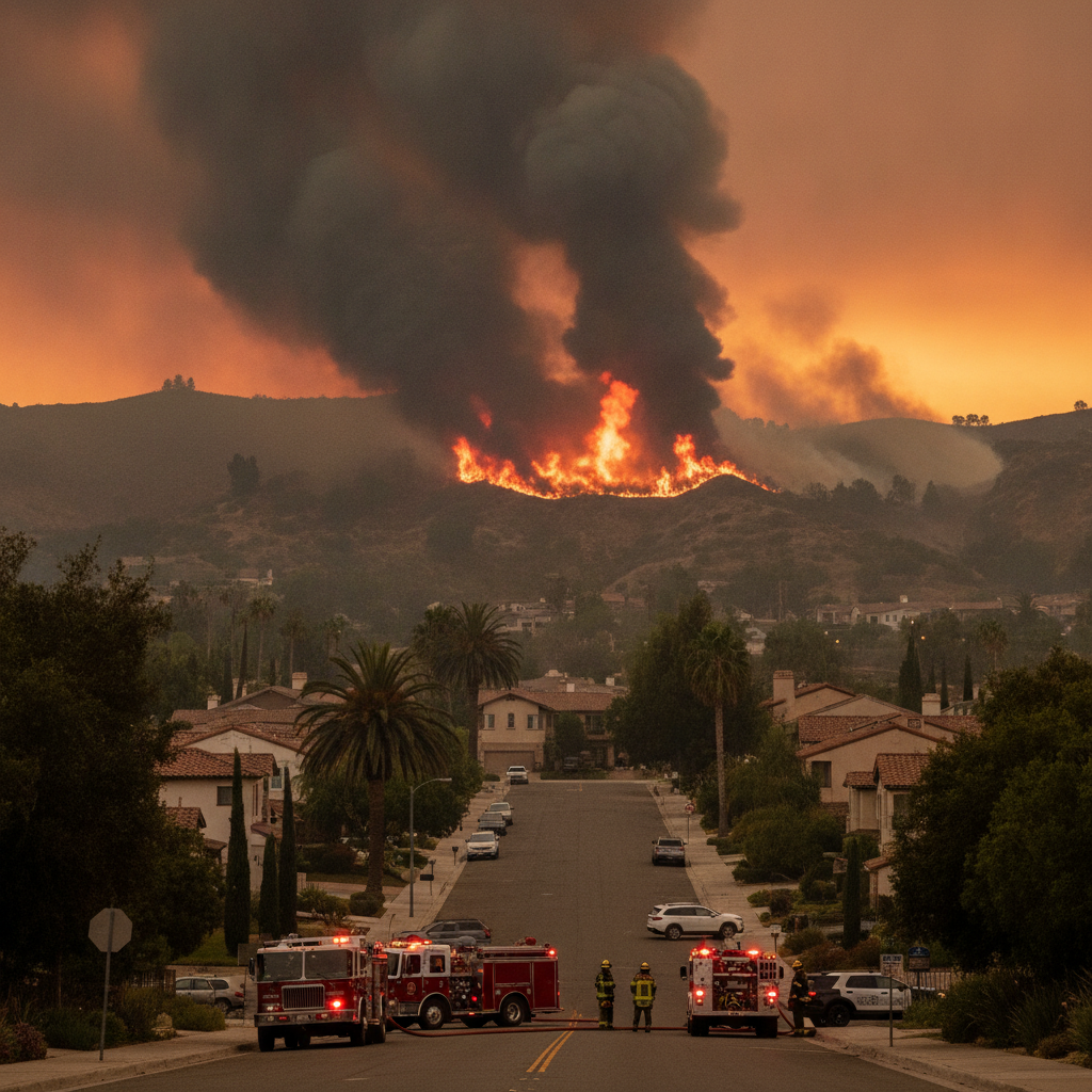 Brush Fire Near San Juan Capistrano Prompts Shelter-in-Place Order