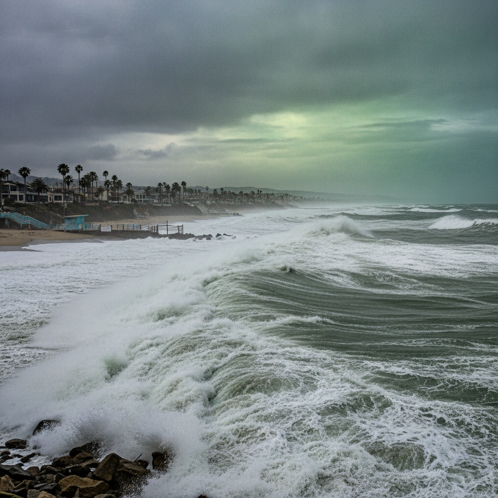 Pacific Storm Marie to Generate Hazardous Surf Along Southern California Coast