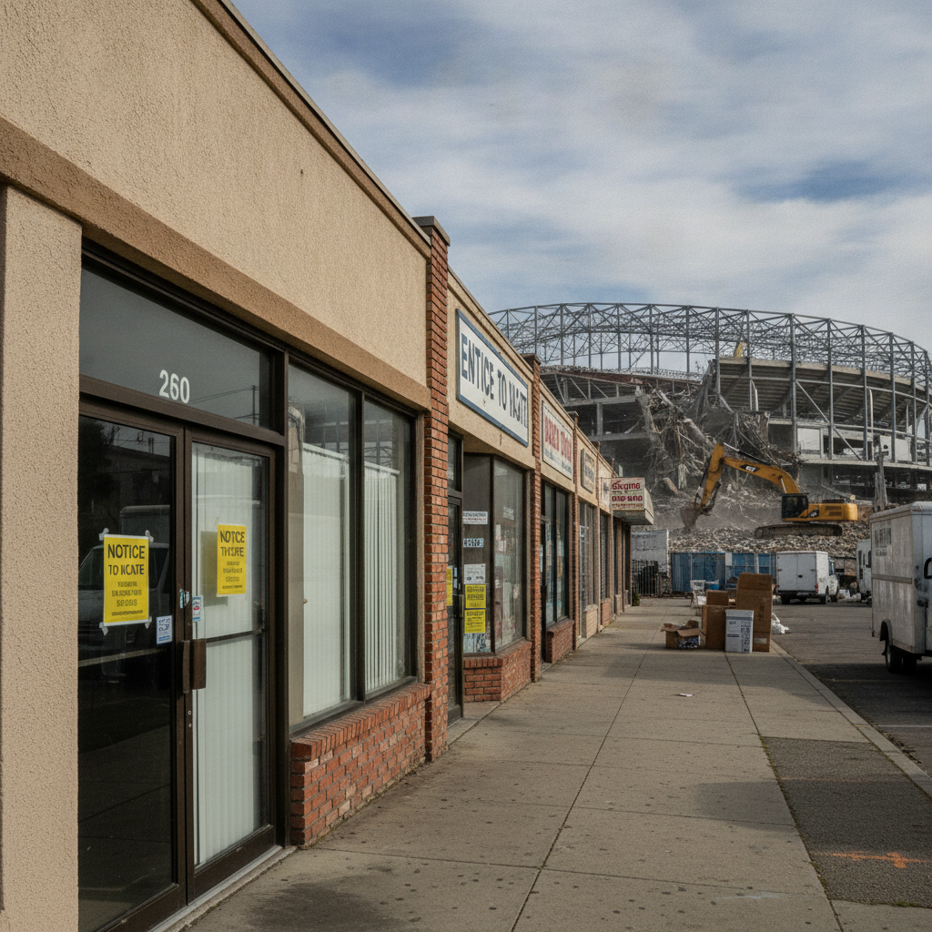 Inglewood Businesses Get Eviction Notices for Stadium Shuttle Project