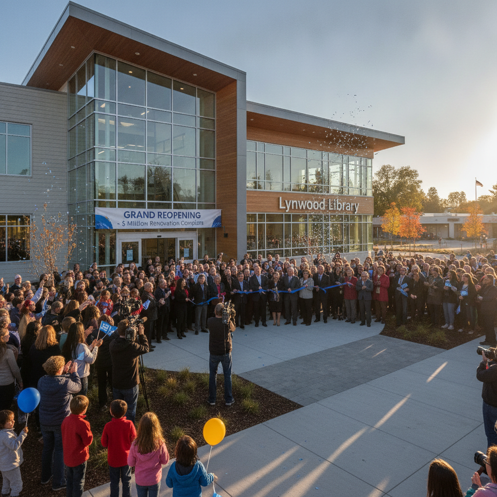 Lynwood Library Reopens Following $8 Million Renovation