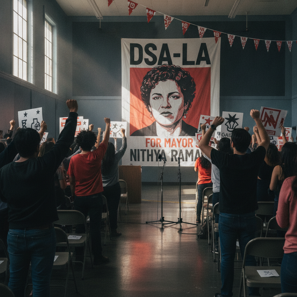 DSA-LA Endorses Nithya Raman in Los Angeles Mayoral Race
