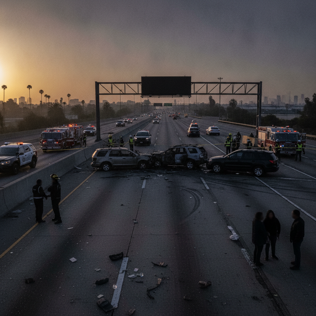 Three Teenagers Killed in Anaheim Freeway Crash