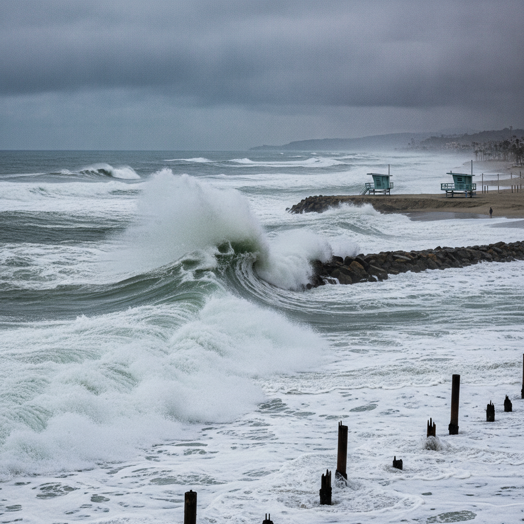 Hurricane Marie Swell Triggers Coastal Advisories Across Southern California